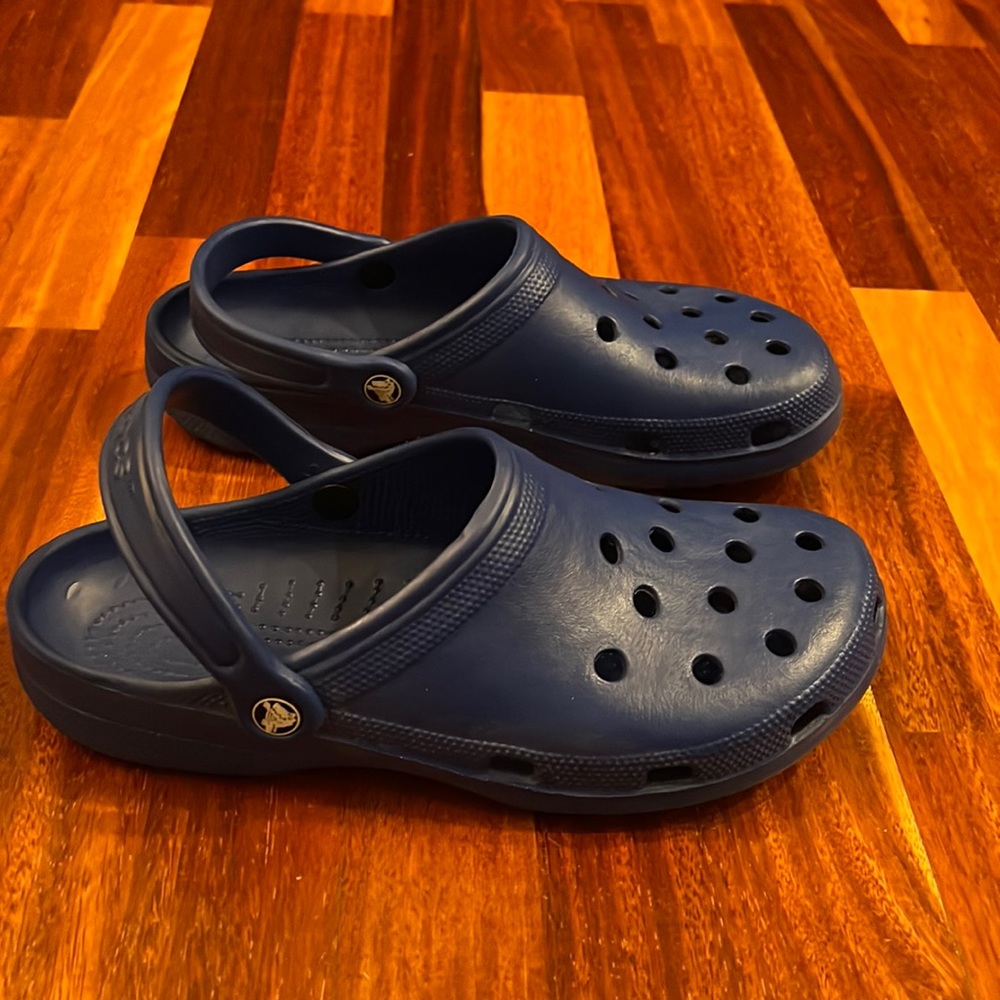 Blue Crocs